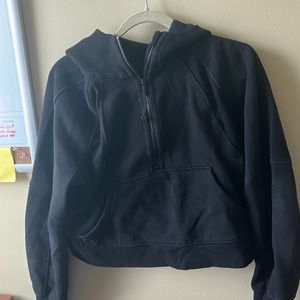 Black lulu lemon scuba hoodie